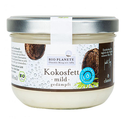 BIO PLANETE Olej kokosový bez vůně 400 ml (vhodný pro tepelnou úpravu)
