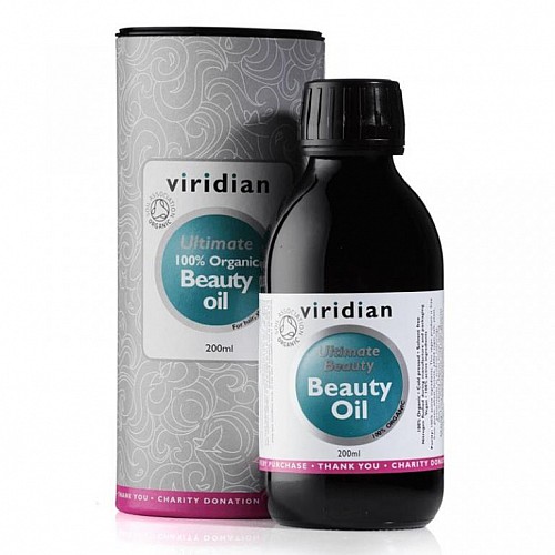 VIRIDIAN BEAUTY OIL 200 ML ORGANIC (Olej pro péči o vzhled)