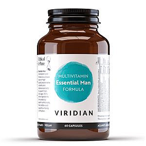 VIRIDIAN ESSENTIAL MAN FORMULA 60 KAPSLÍ (podpora vitality pro muže)