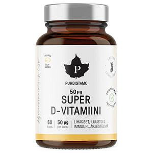 Puhdistamo Super Vitamin D 2000 iu 60 kapslí