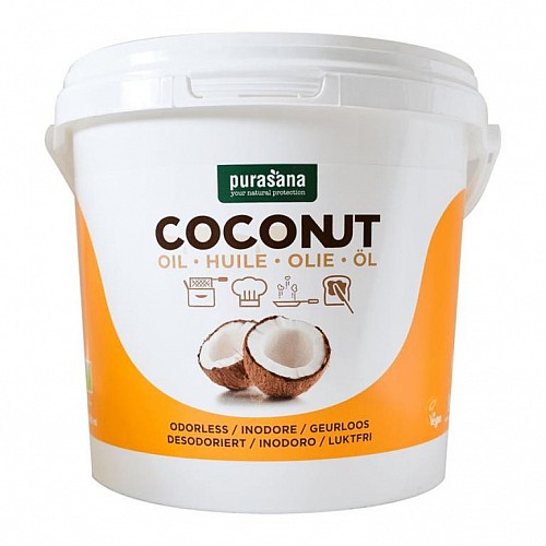 Purasana Coconut Oil BIO 2 l (Kokosový olej bez vůně)