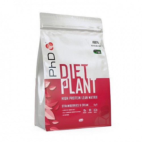 PhD NUTRITION DIET PLANT PROTEIN 1 KG JAHODA