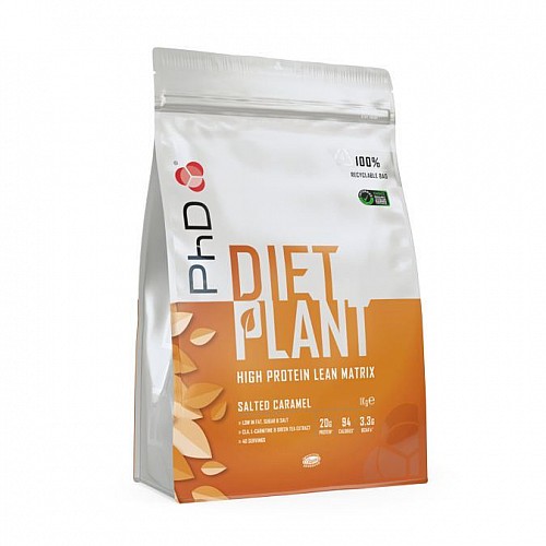 PhD NUTRITION DIET PLANT PROTEIN 1 KG SLANÝ KARAMEL