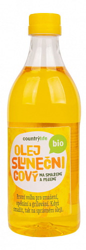 Country Life Slunečnicový olej BIO 1 l