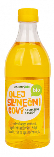 COUNTRY LIFE SLUNEČNICOVÝ OLEJ BIO 1 L