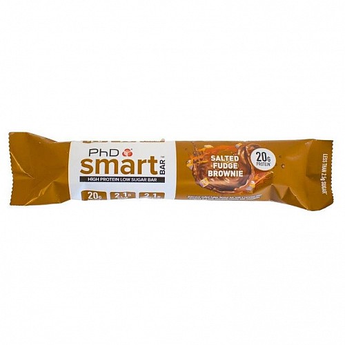 PhD NUTRITION SMART BAR SALTED FUDGE BROWNIE 64 G