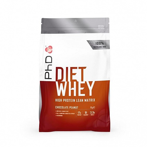 PhD NUTRITION DIET WHEY ČOKOLÁDA - ARAŠÍDY 1 KG