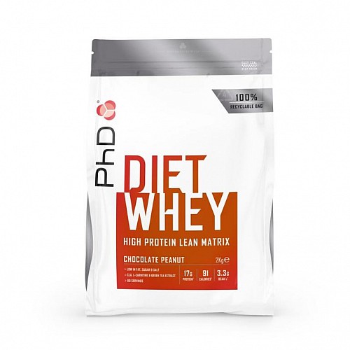 PhD NUTRITION DIET WHEY ČOKOLÁDA - ARAŠÍDY 2 KG