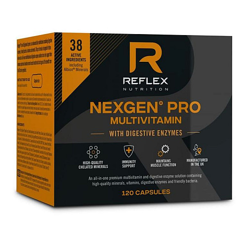 REFLEX NUTRITION NEXGEN® PRO + DIGESTIVE ENZYMES 120 KAPSLÍ