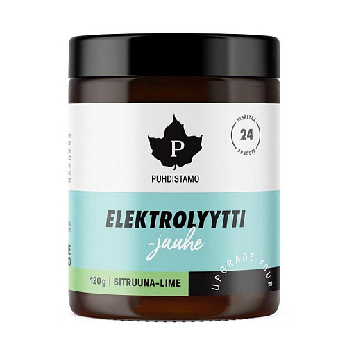 PUHDISTAMO ELECTROLYTE POWDER 120 G CITRON - LIMETKA (směs elektrolytů)