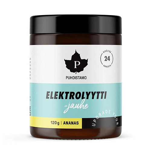 PUHDISTAMO ELECTROLYTE POWDER 120 G ANANAS (směs elektrolytů)