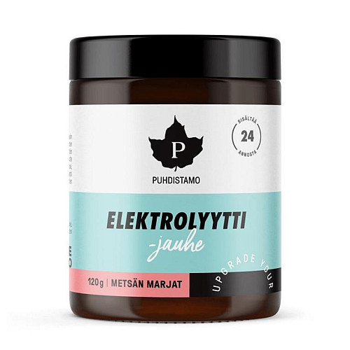 PUHDISTAMO ELECTROLYTE POWDER 120 G ČERVENÉ BOBULE (směs elektrolytů)