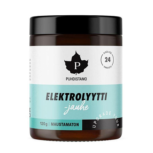 PUHDISTAMO ELECTROLYTE POWDER 120 G NATURAL (směs elektrolytů)