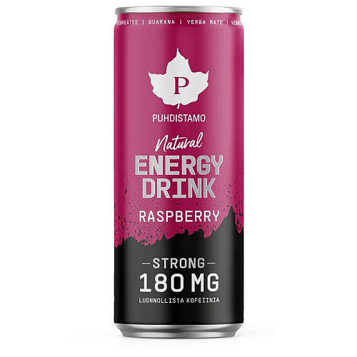 PUHDISTAMO NATURAL ENERGY DRINK  MALINA 330ML