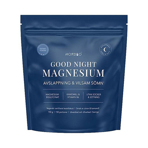 Nordbo Magnesium good night  CITRON A HEŘMÁNEK 150 g