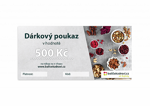 Dárkový poukaz - tištený