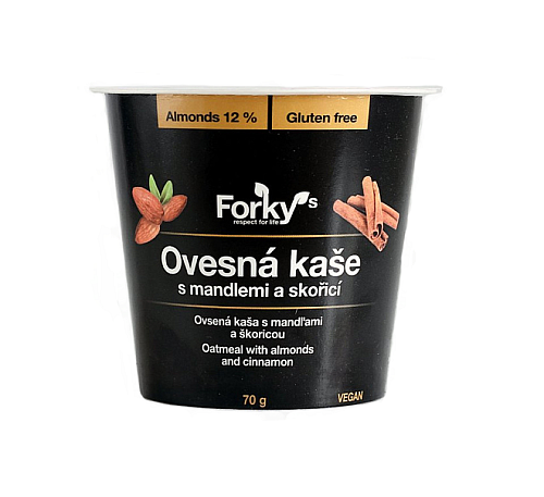 Forky's Ovesná kaše s mandlemi a skořicí 70 g
