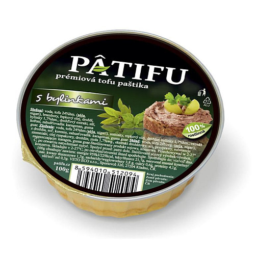 PATIFU PAŠTIKA S BYLINKAMI 100 G