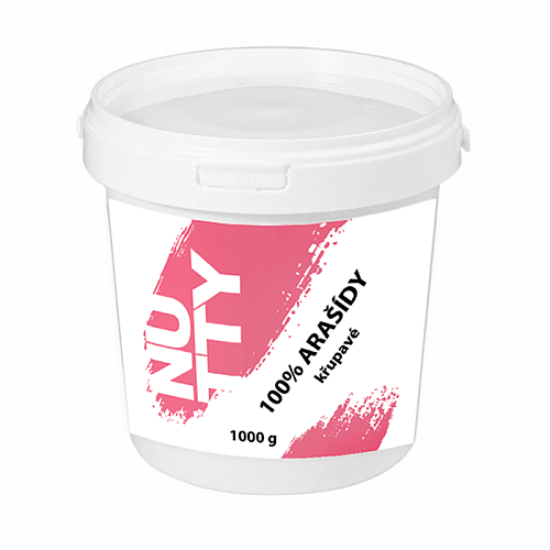 NUTTY 100% Arašídové máslo křupavé 1 kg