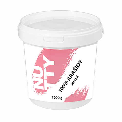 NUTTY 100% Arašídové máslo jemné 1 kg