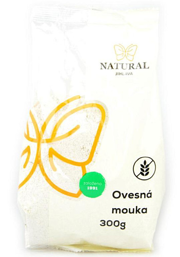 NATURAL Mouka ovesná bez lepku 300 g