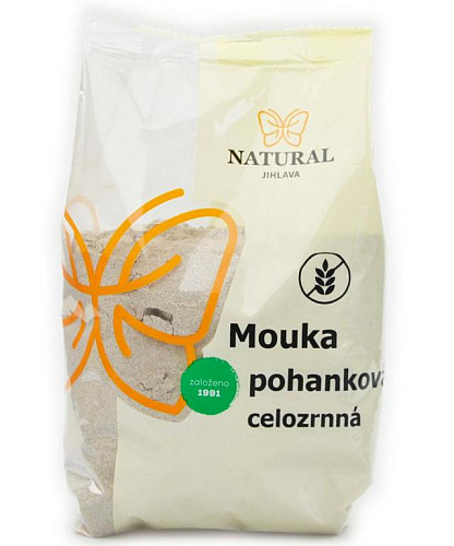 NATURAL Mouka pohanková celozrnná bez lepku 400 g