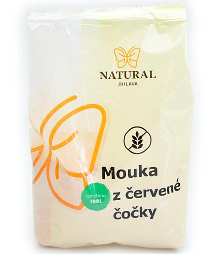 NATURAL Mouka z červené čočky bez lepku 400 g