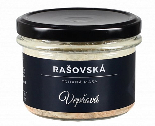 Rašovská Trhané maso Vepřové 160 g