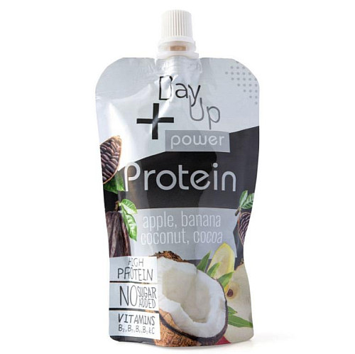 Day up Dezert ovocný jablko, banán, kokos, kakao s proteinem 100 g