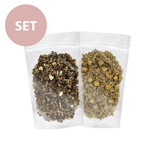 NUTTY Balíček granola ořechová 400 g a čokoládová 400 g
