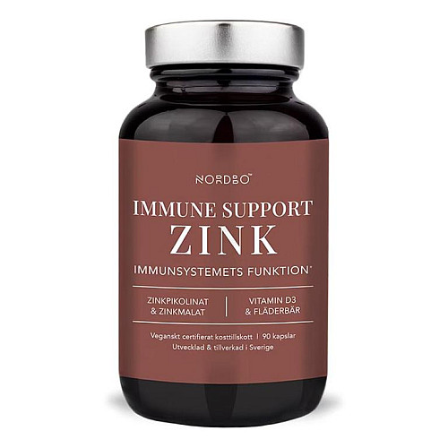Nordbo Zink Immune Support 90 kapslí