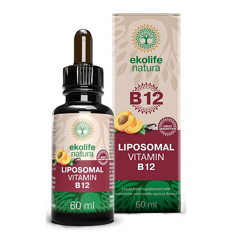 Ekolife Natura  Liposomal Vitamin B12 (Lipozomální vitamín B12) 60 ml