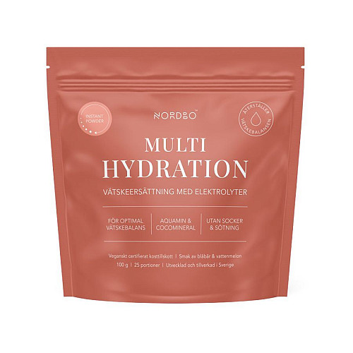 Nordbo Multi Hydration borůvka a vodní meloun 100 g