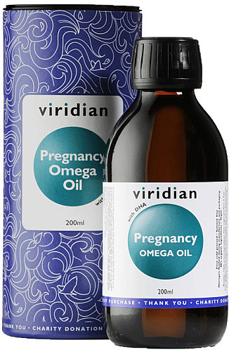 VIRIDIAN NUTRITION PREGNANCY OMEGA OIL 200 ML (oleje pro těhotné omega 3, 6 a 9)