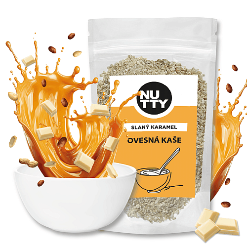 NUTTY Ovesná kaše Slaný karamel 370 g