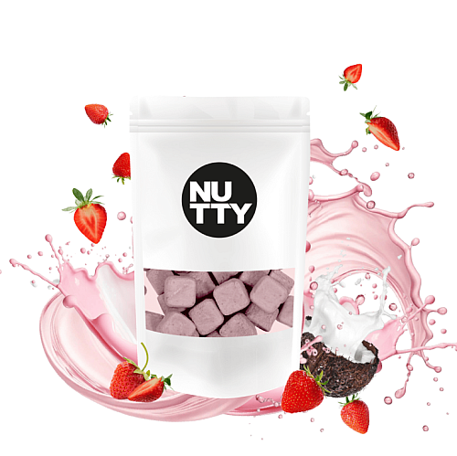 NUTTY Lyofilizované kokosové mléko - jahoda 25 g