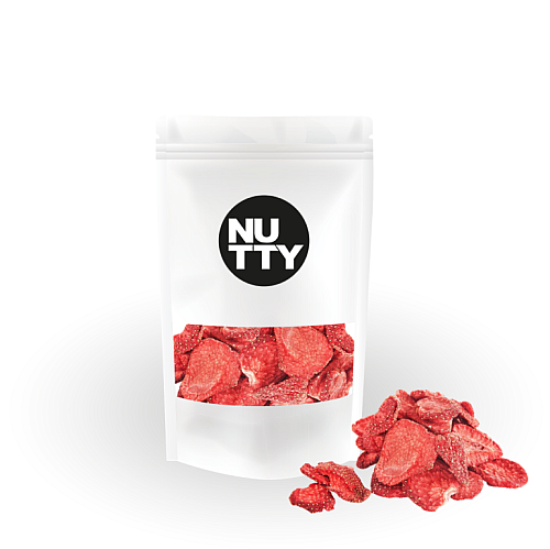 NUTTY Jahody lyofilizované (plátky) 20 g