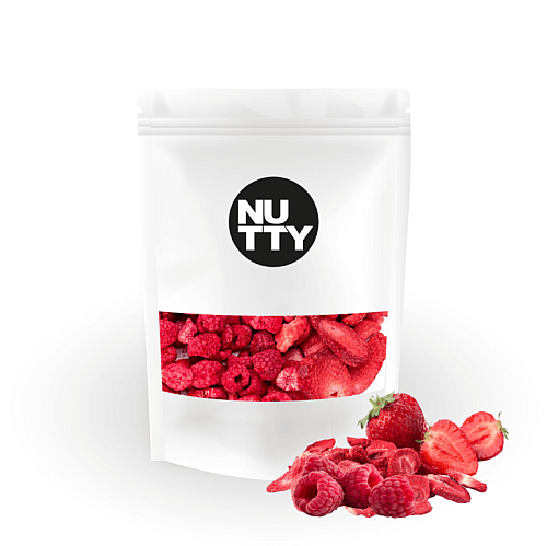 NUTTY Mix lyofilizovaného ovoce (jahody a maliny)