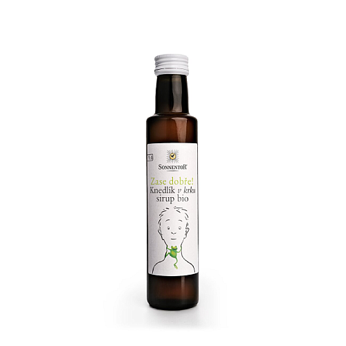 SONNENTOR Zase dobře! Knedlík v krku sirup BIO 250 ml