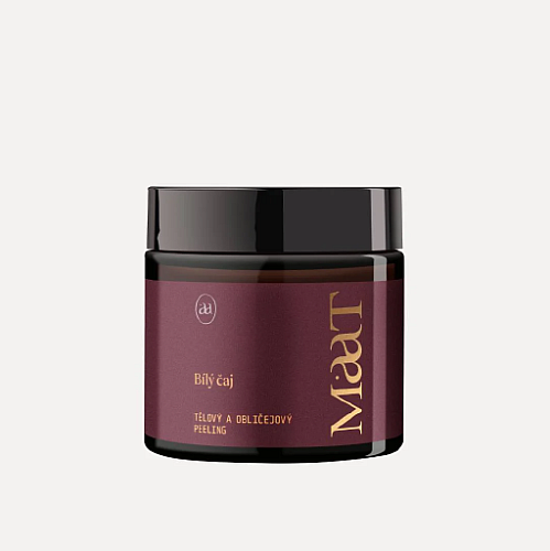 Maat Tělový a obličejový peeling Bílý čaj 60 ml