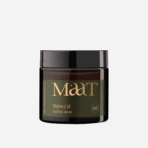 Maat Pleťová maska Růžový jíl