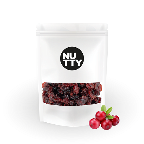 NUTTY Brusinky sušené natural (klikva) 300 g