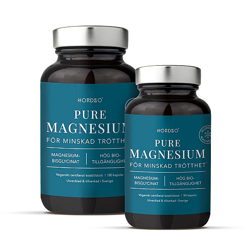 Nordbo Pure Magnesium 180 kapslí + 90 kapslí ZDARMA (Hořčík)