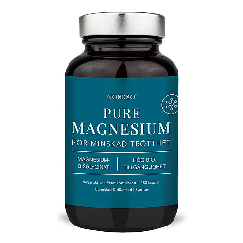 Nordbo Pure Magnesium 180 kapslí (Hořčík)