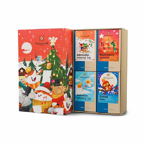SONNENTOR Dárková kazeta čajová - Kouzelné Vánoce