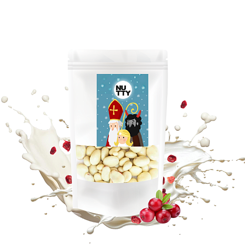 NUTTY Mikuláš Brusinky v jogurtové polevě 130 g