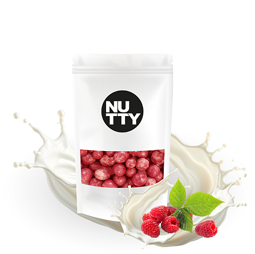 NUTTY Kousky malin lyofilizovaných v bílé čokoládě 130 g