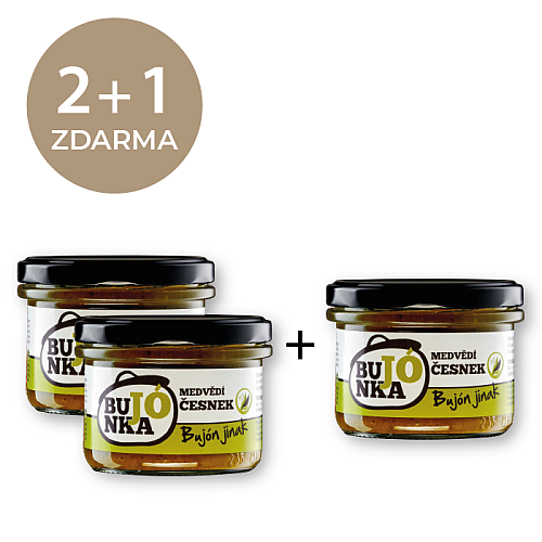 2+1 ZDARMA Bujónka Medvědí česnek