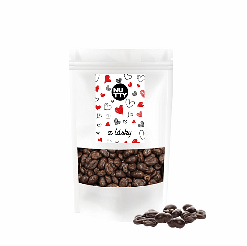 NUTTY Z lásky Arašídy v hořké čokoládě 120 g