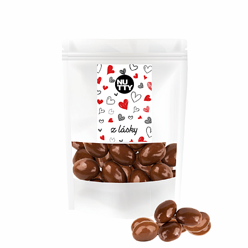 NUTTY Z lásky Mandle v mléčné čokoládě 150 g